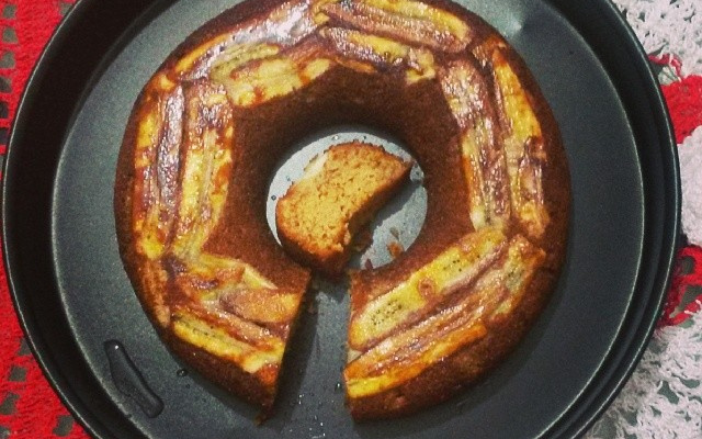 Bolo de banana diet