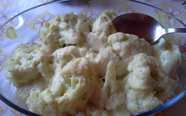 Couve-flor ao creme branco