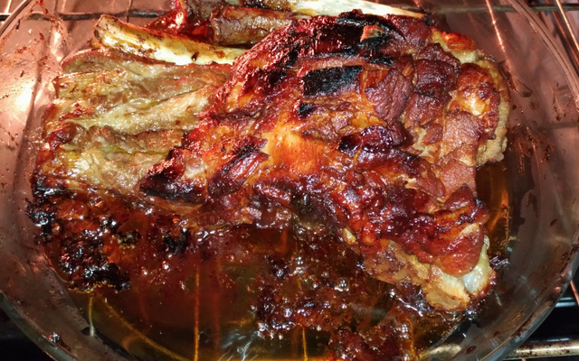 Costelinha de porco na pressão