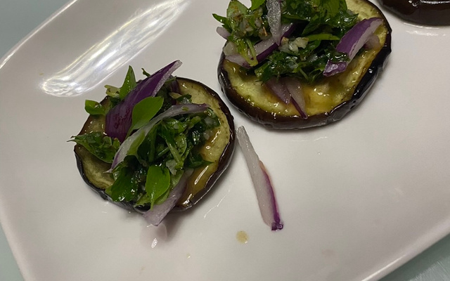 Aperitivo de berinjela 