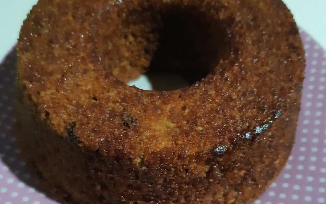 Bolo de Maçã Integral com Aveia e Passas