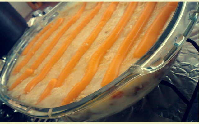 Escondidinho de charque nordestino