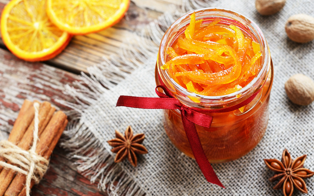 Doce de casca de laranja