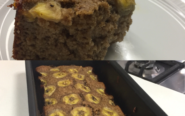 Bolo de banana com aveia da Jaque