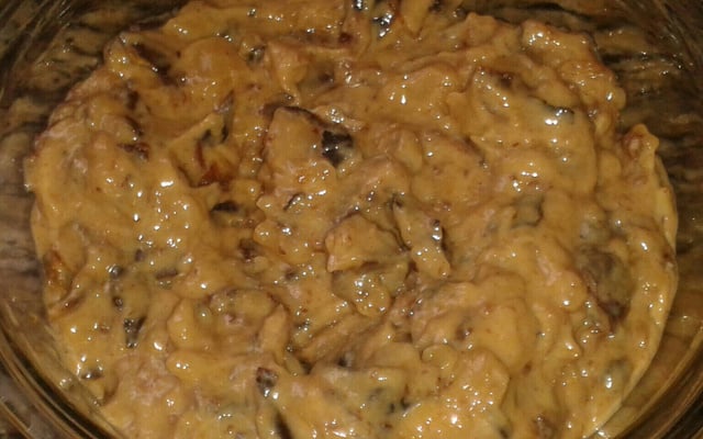 Recheio de doce de leite com ameixas