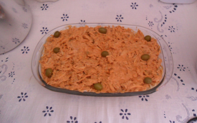 Macarrão ao molho de frango