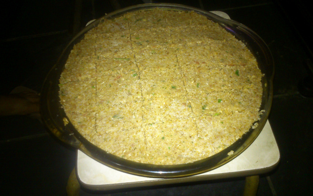 Quibe assado e recheado do Bruno Ribeiro