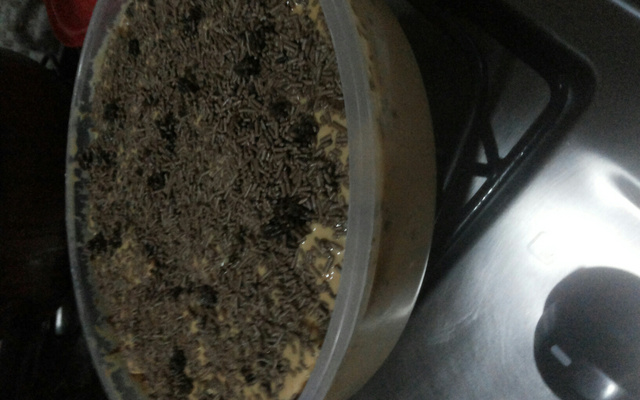 Torta de Bolacha com Doce de Leite