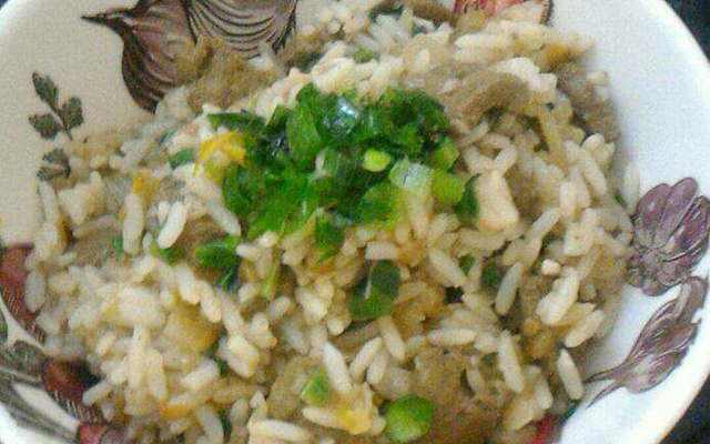 Risoto de fígado