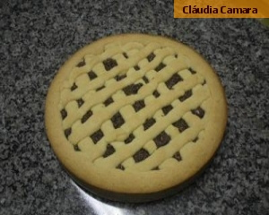 Torta de chocolate com granulado