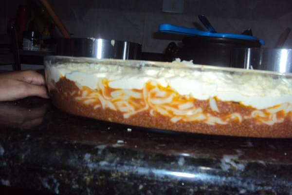 Macarrão em camadas