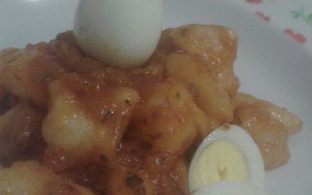 Nhoque super rápido porção única