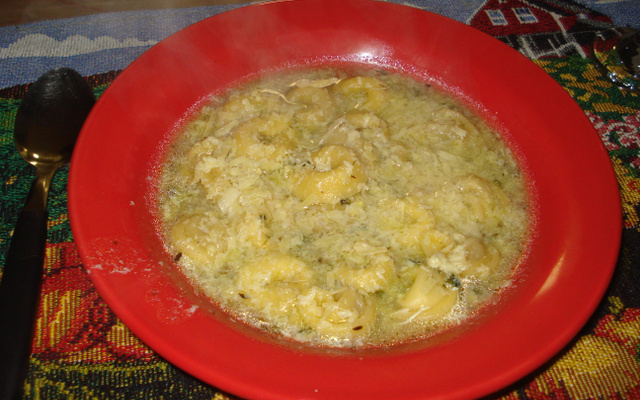 Sopa de Capeletti