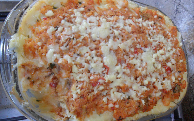 Purê de Batata com Bacalhau