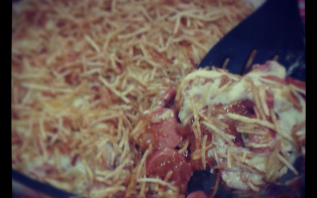 Cachorro quente de forno