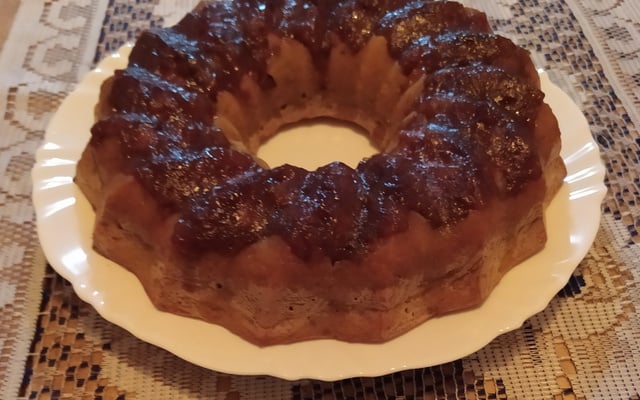 Bolo de doce de banana