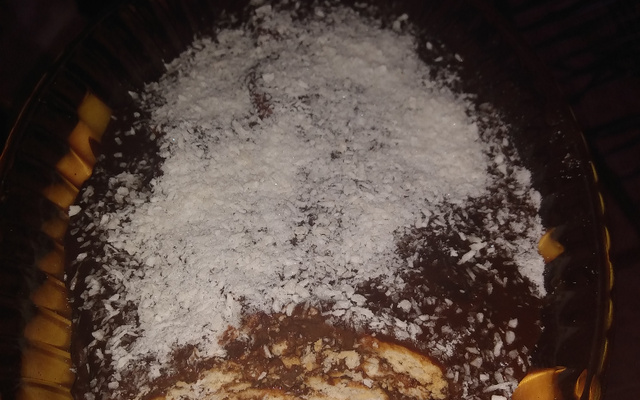 Bolacha recheada de chocolate caseira 