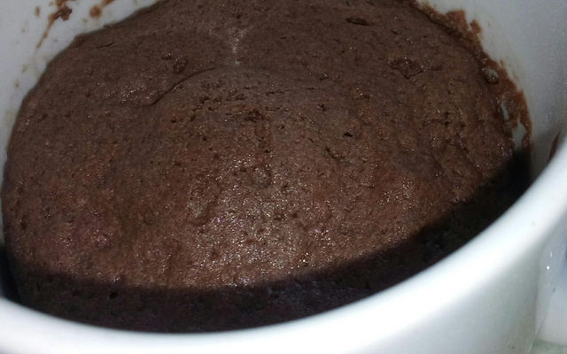 Bolo de caneca no microondas