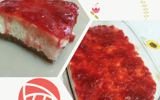 Receita de cheesecake - feito com ricota