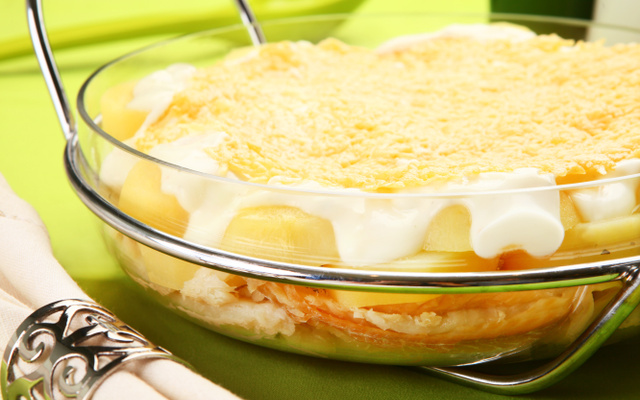 Arroz com bacalhau e farofa doce