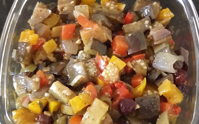 Antepasto de berinjela ou abobrinha