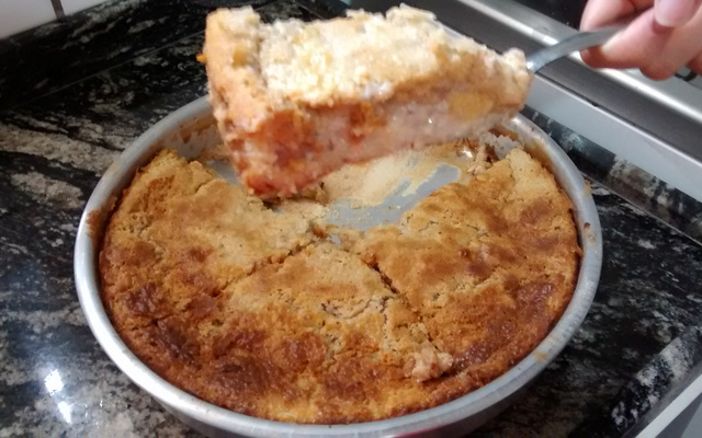 Torta farofa de banana nanica