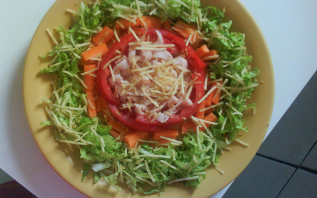 Salada crocante