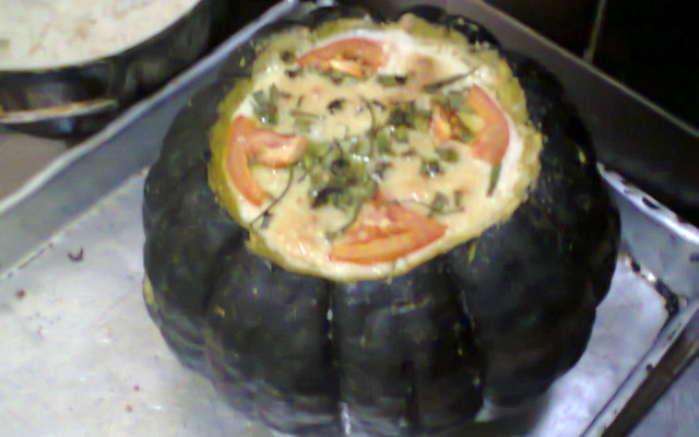 Camarão na moranga do Roberto