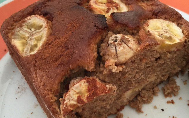 Bolo de banana integral