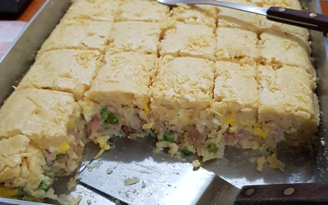 Torta de liquidificador sabor portuguesa