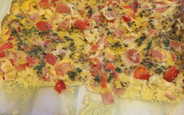 Omelete de forno sem óleo