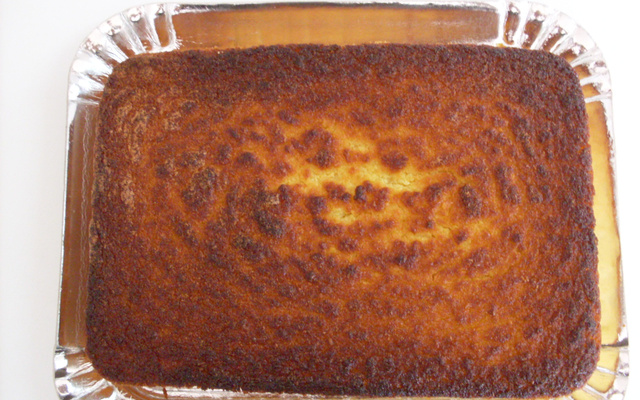 Bolo de macaxeira ou aipim