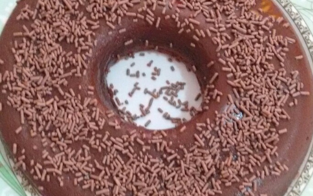 Brigadeirão de microondas