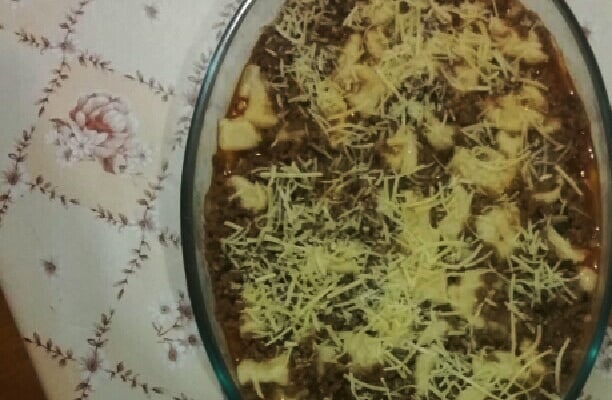 Nhoque de batata com molho bolonhesa (massa leve)