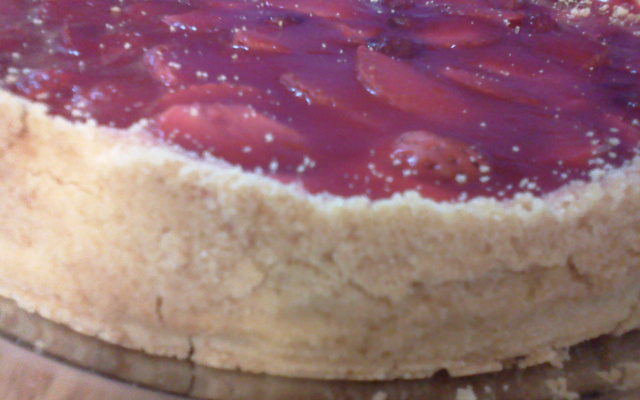 Tortinha de morango de dar água na boca.