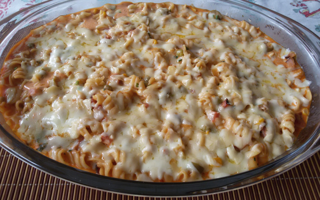 Macarrão na panela de pressão da vovó Cléo