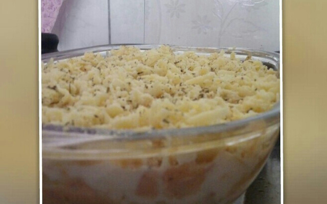 Lasanha de queijo e presunto da mamãe