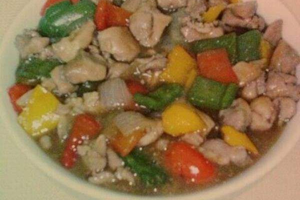 Frango xadrez ou boi xadrez