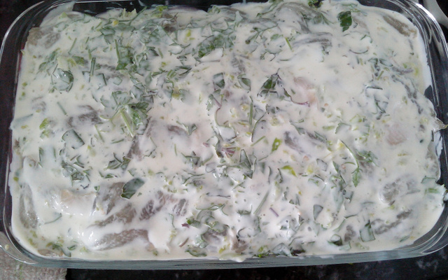 Filé de tilápia com batata no forno