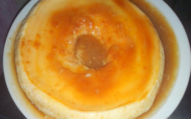 Pudim de micro-ondas