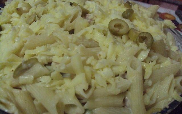 Macarrão com molho branco