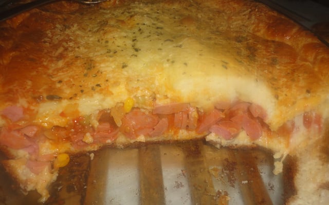 Cachorro quente de forno (delicioso)