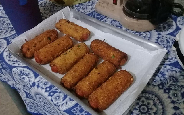 Cachorro quente frito