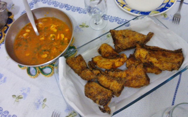 Abadejo marinado ao molho