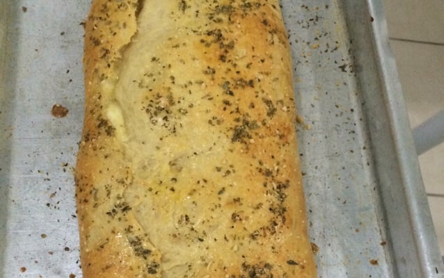 Rocambole de forno
