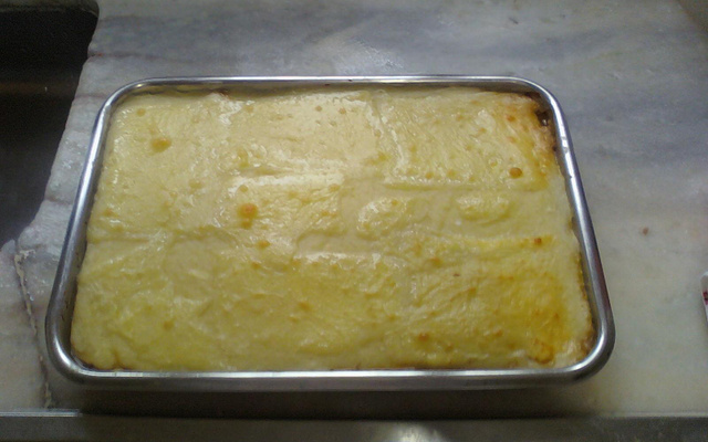 Escondidinho de mandioca com carne seca