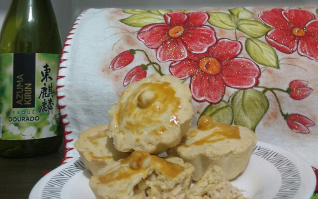 Empada de palmito (massa com guaraná)