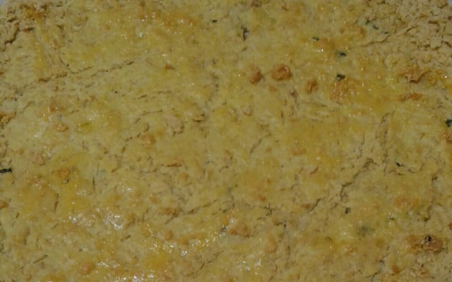 Massa de grão de bico para torta