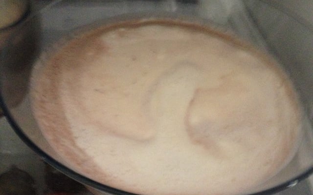 Creme bávaro com morangos