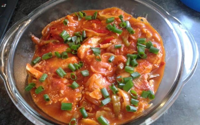 Filé de tilápia ao molho